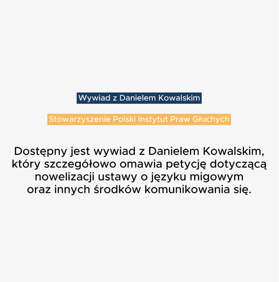 Wywiad z Danielem Kowalskim