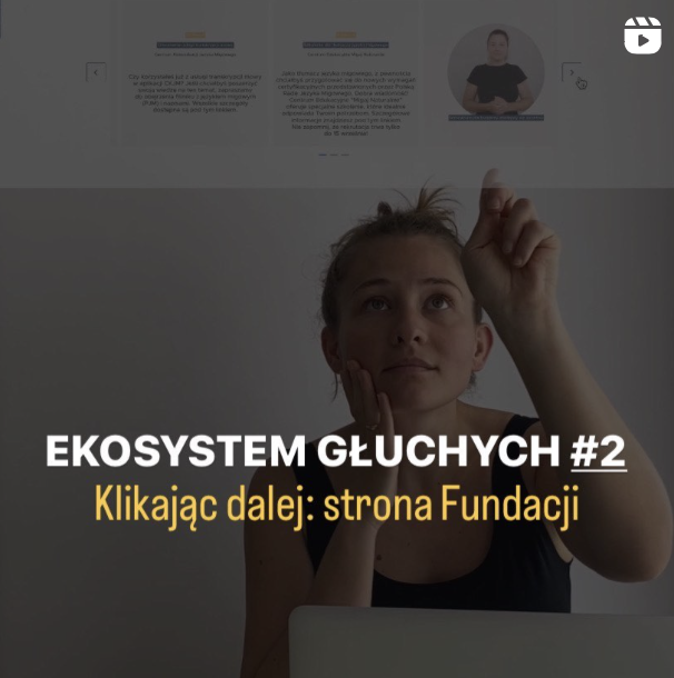 Klikając dalej: strona Fundacji