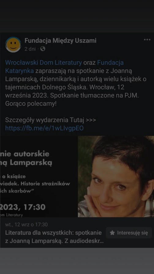 Spotkanie autorskie z Joannaą Lamparską