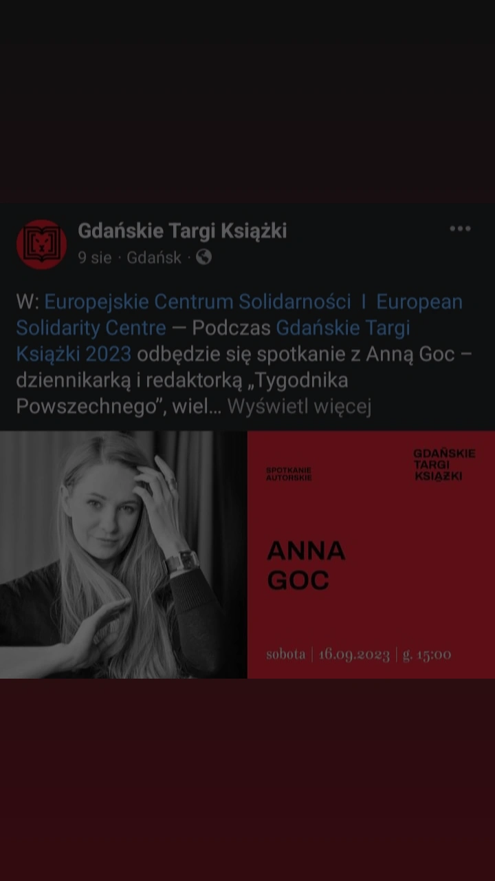 Spotkanie autorskie z Anną Goc