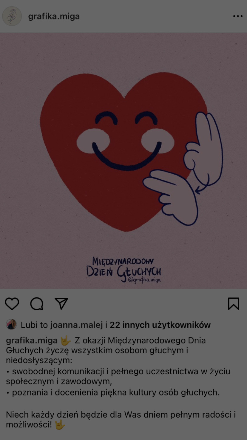 Grafika: Międzynarodowy Dzień Głuchych