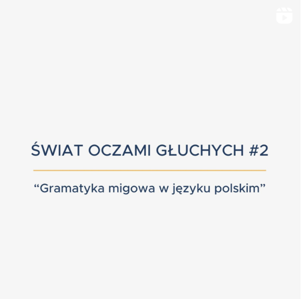 „Gramatyka migowa w języku polskim”