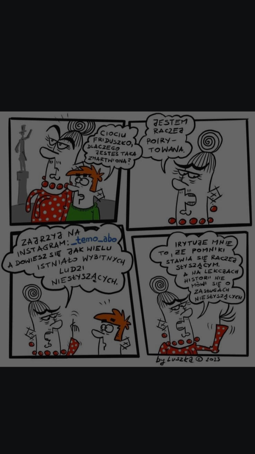 Sylwetki wielu wybitnych ludzi ze Świata Ciszy