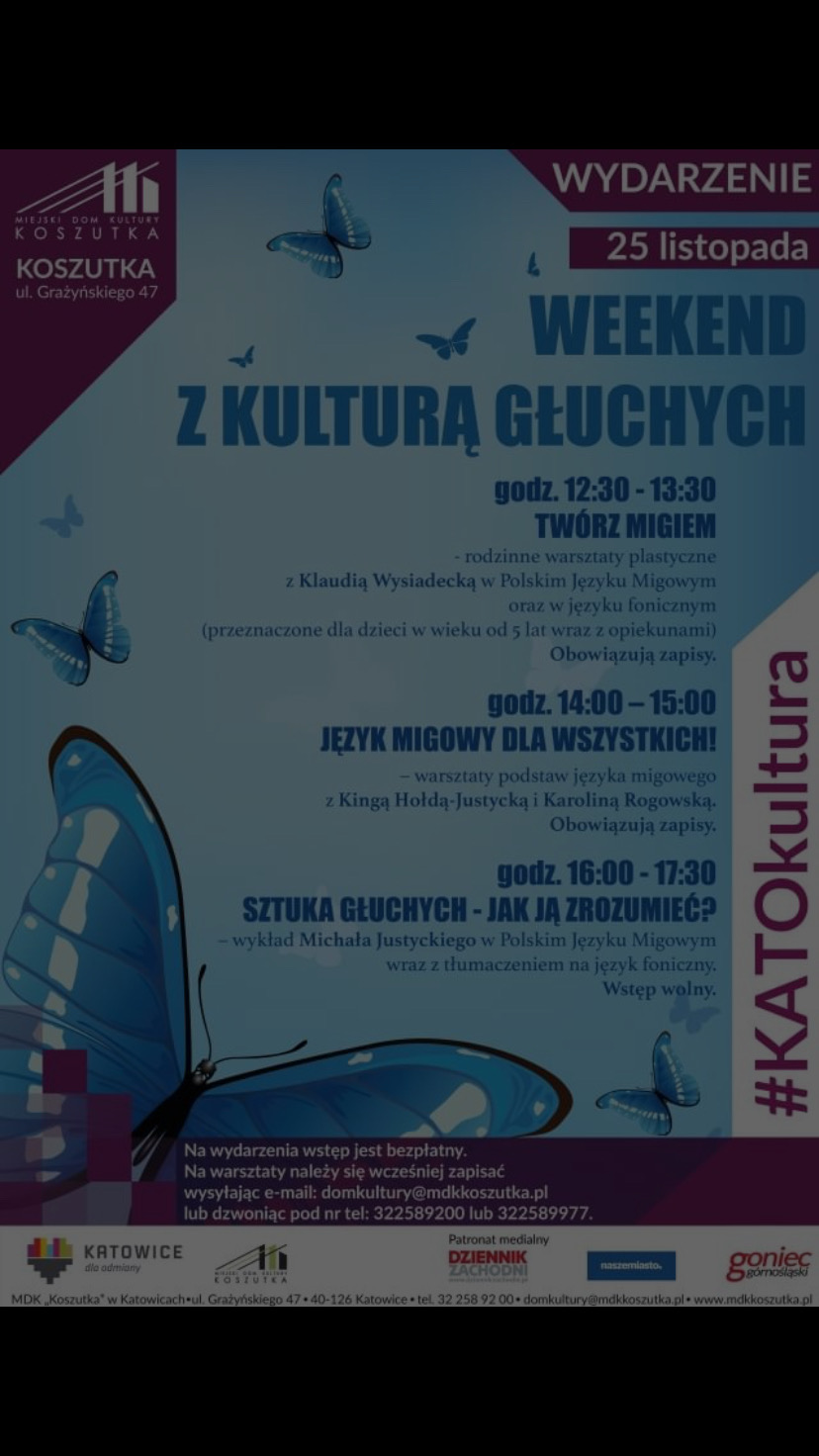 Weekend z kulturą Głuchych