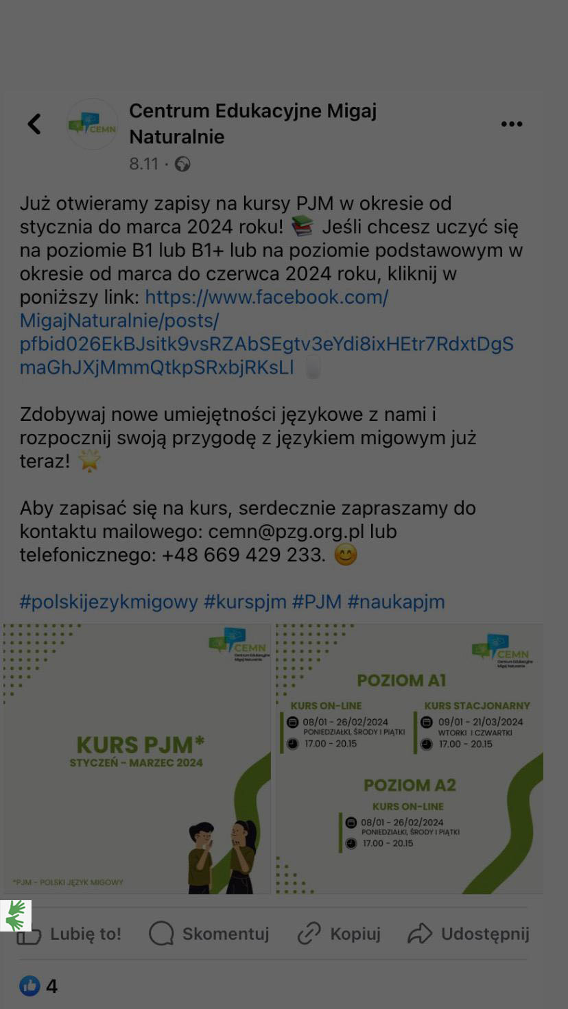 Zapisy na kursy PJM od stycznia do marca 2024