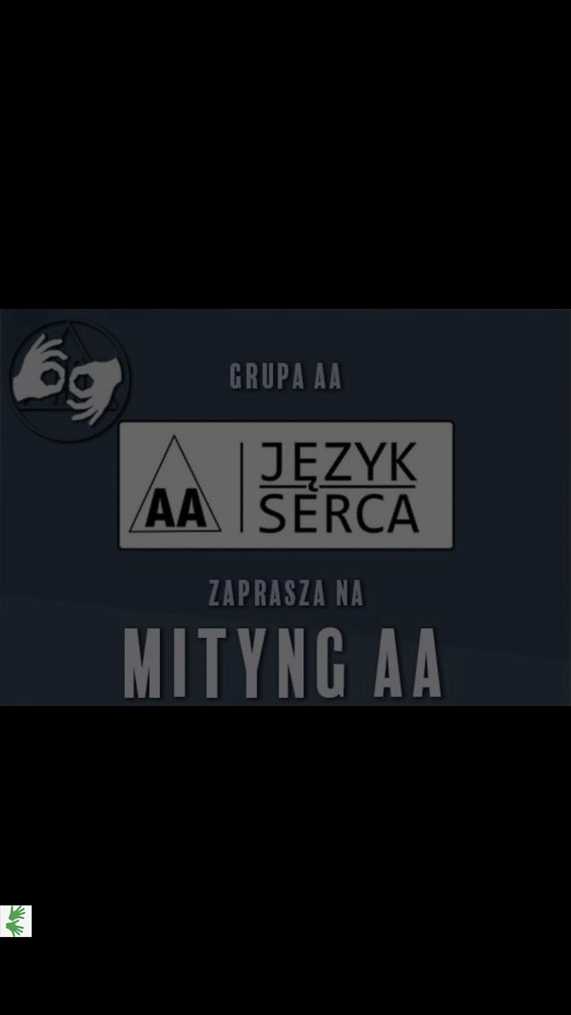 Język serca - mityng AA grupy