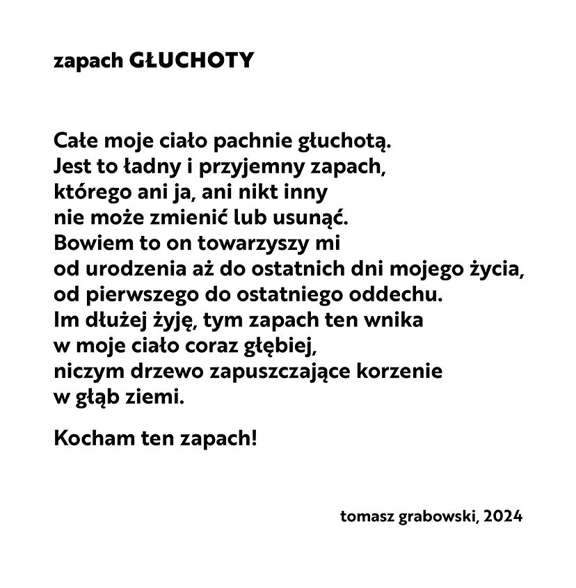 Zapach głuchoty