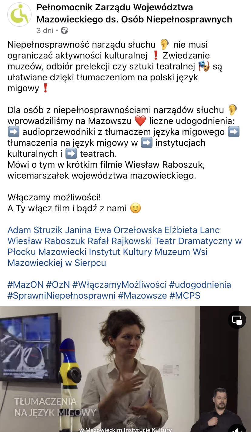 Niepełnosprawność narządu słuchu