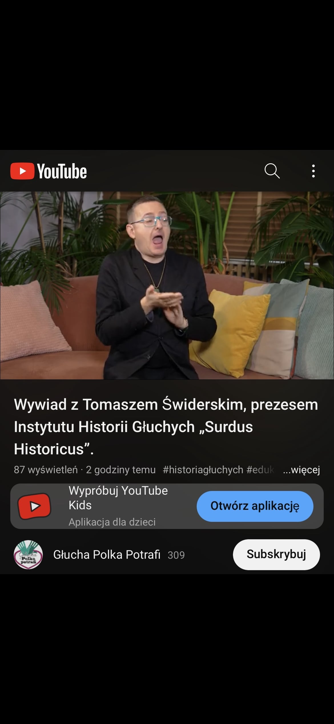 Wywiad z Tomaszem Świderskim