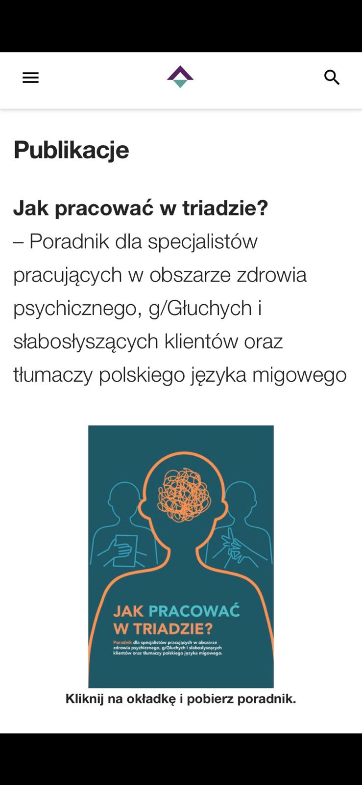 Jak pracować w triadzie? - publikacje