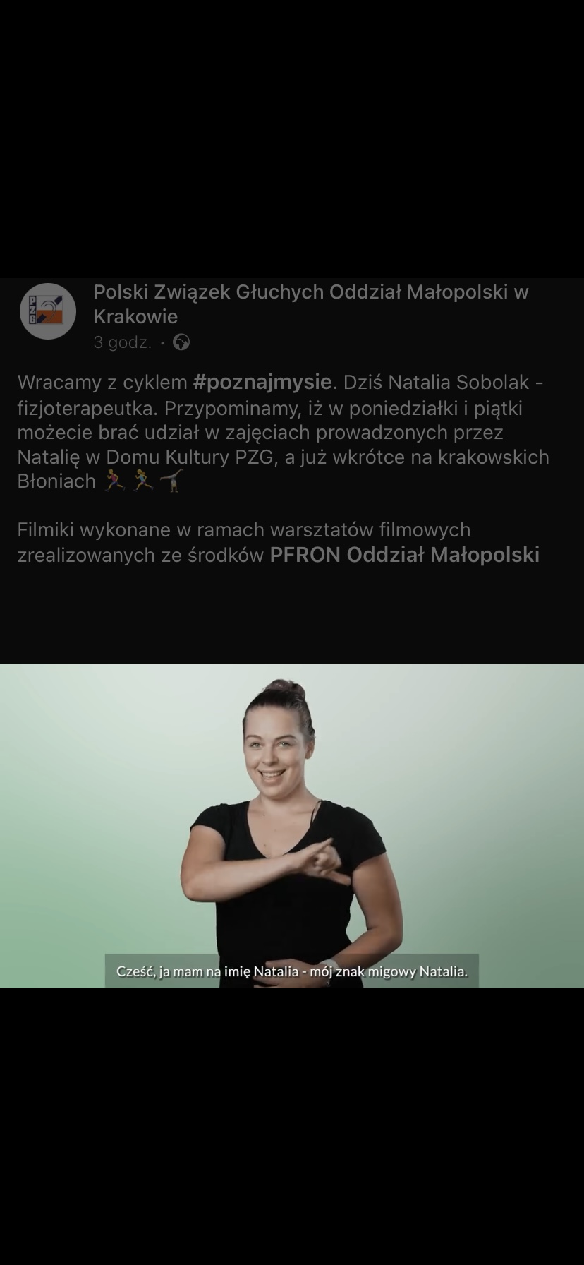 Natalia Sobolak - fizjoterapeutka