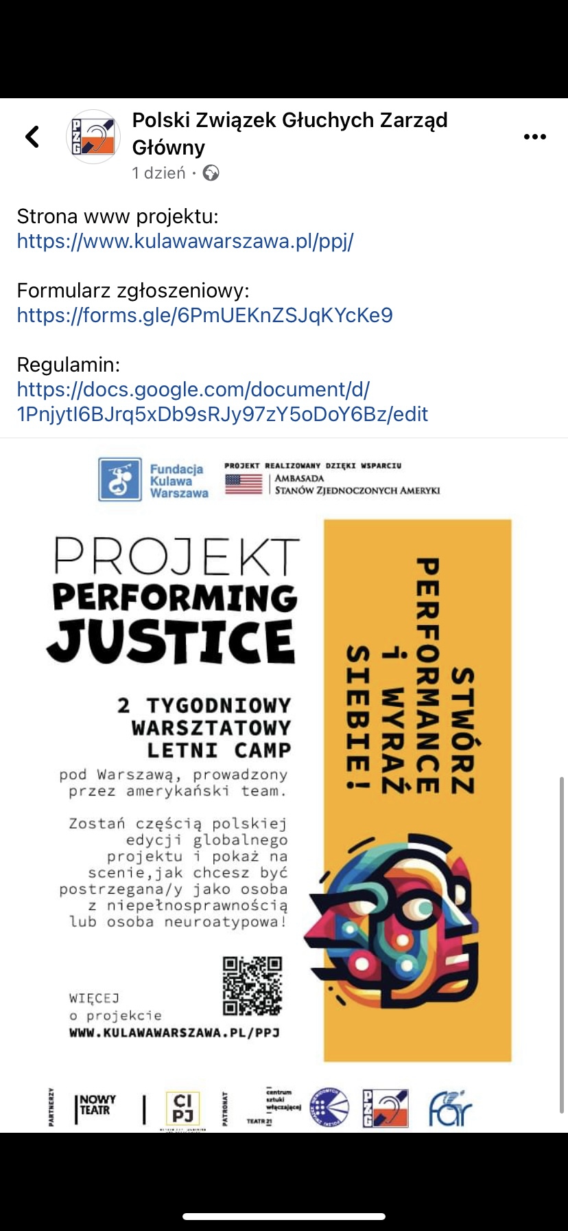 Projekt Performing Justice