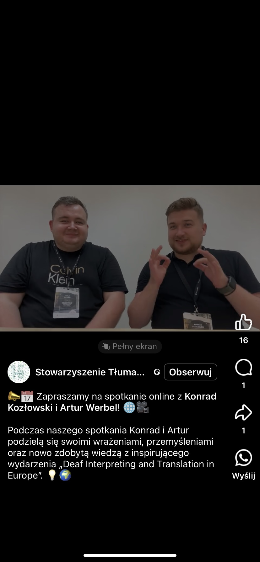 Spotkanie online z Konrad Kozłowski i Artur Werbel