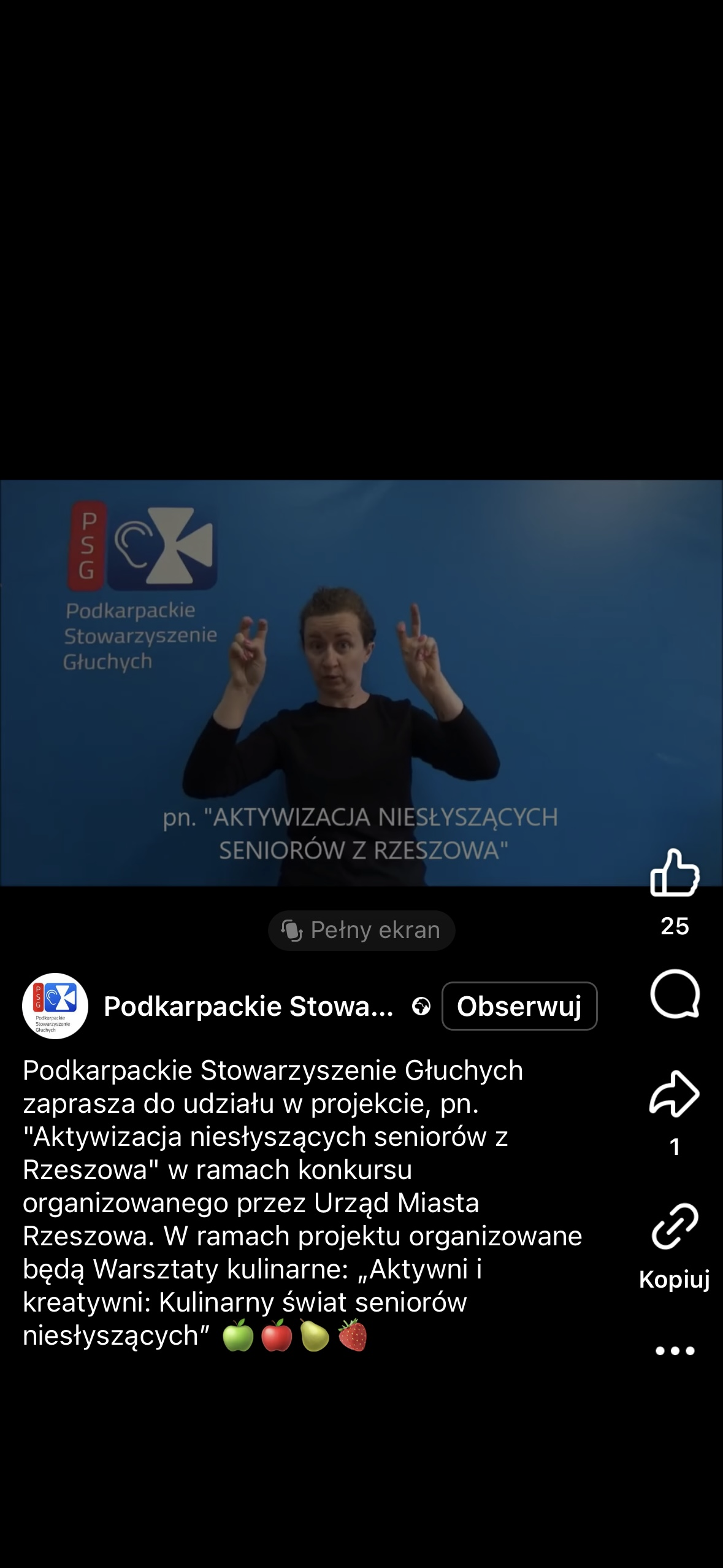 Aktywni i kreatywni: Kulinarny świat seniorów niesłyszących - warsztaty kulinarne